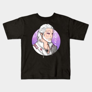 Witcher Geralt - Lilac Moon Kids T-Shirt